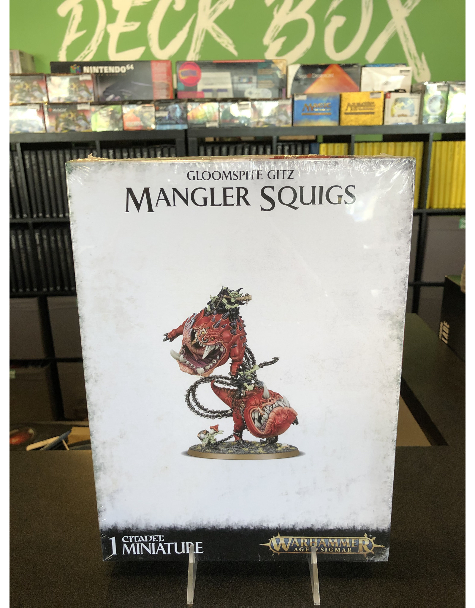 Age of Sigmar Mangler Squigs / Loonboss on Mangler Squigs