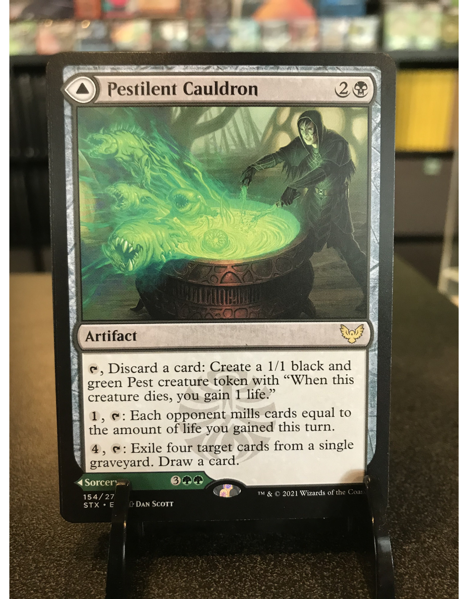 Magic Pestilent Cauldron // Restorative Burst  (STX)