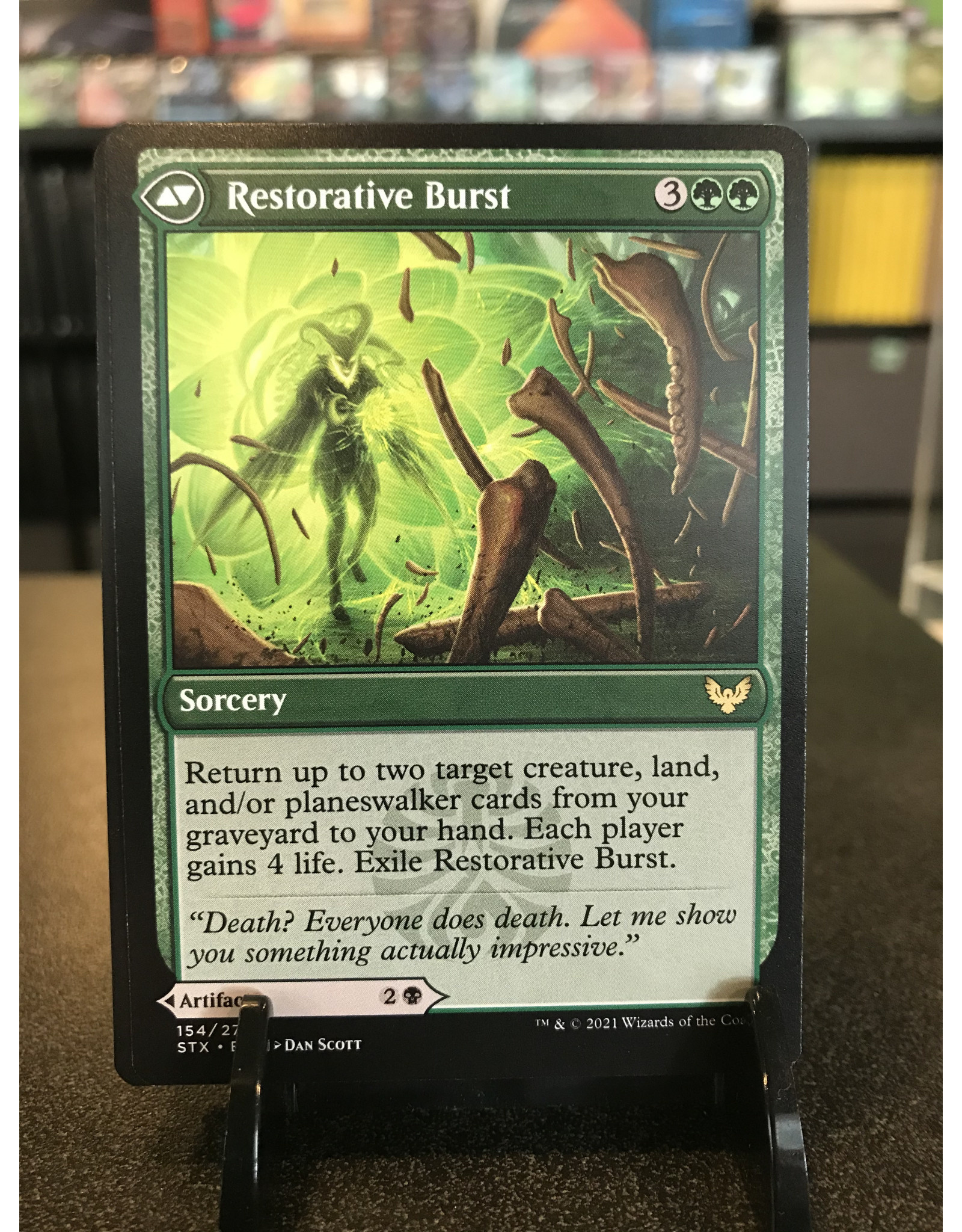 Magic Pestilent Cauldron // Restorative Burst  (STX)