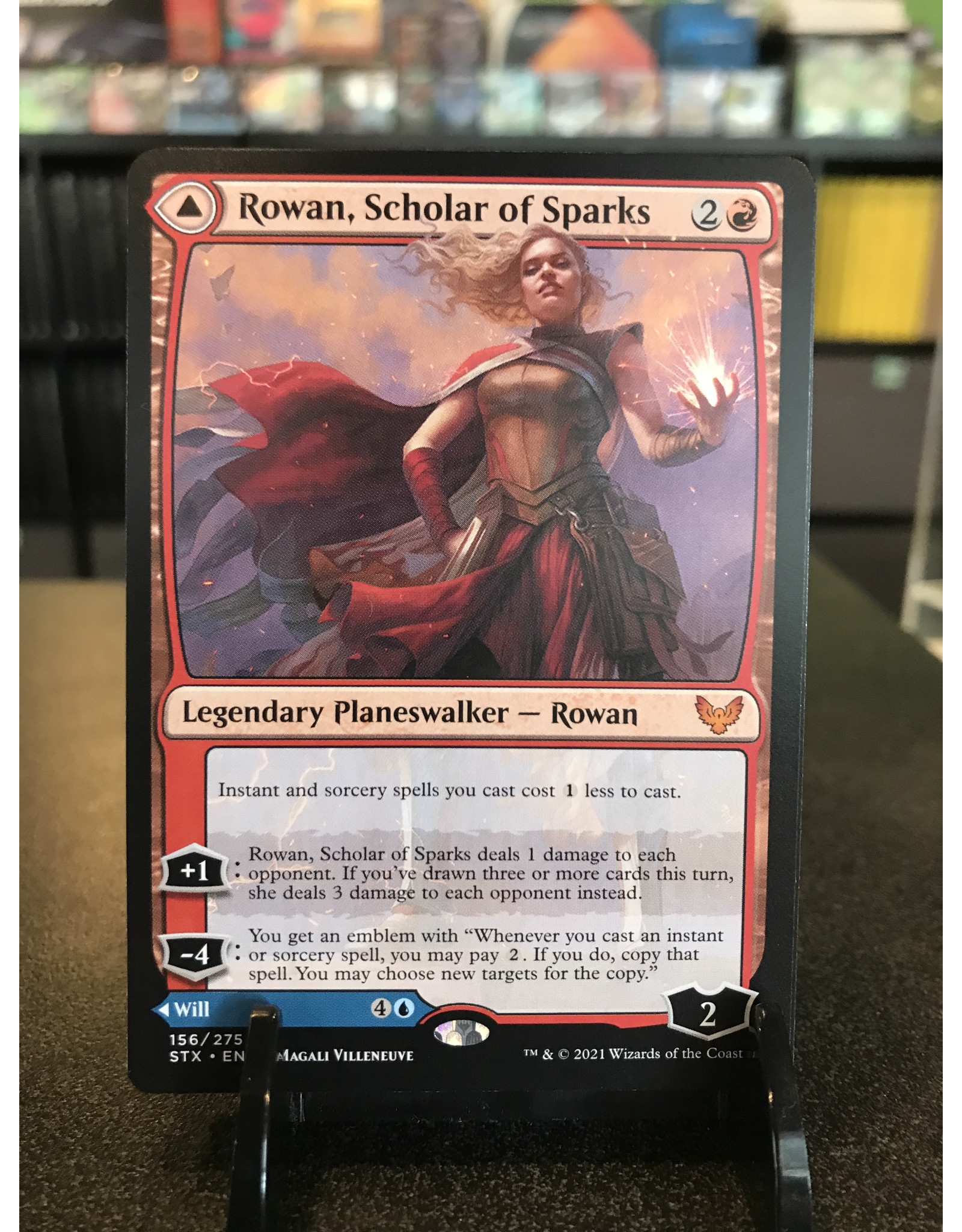 Magic Rowan, Scholar of Sparks // Will, Scholar of Frost  (STX)