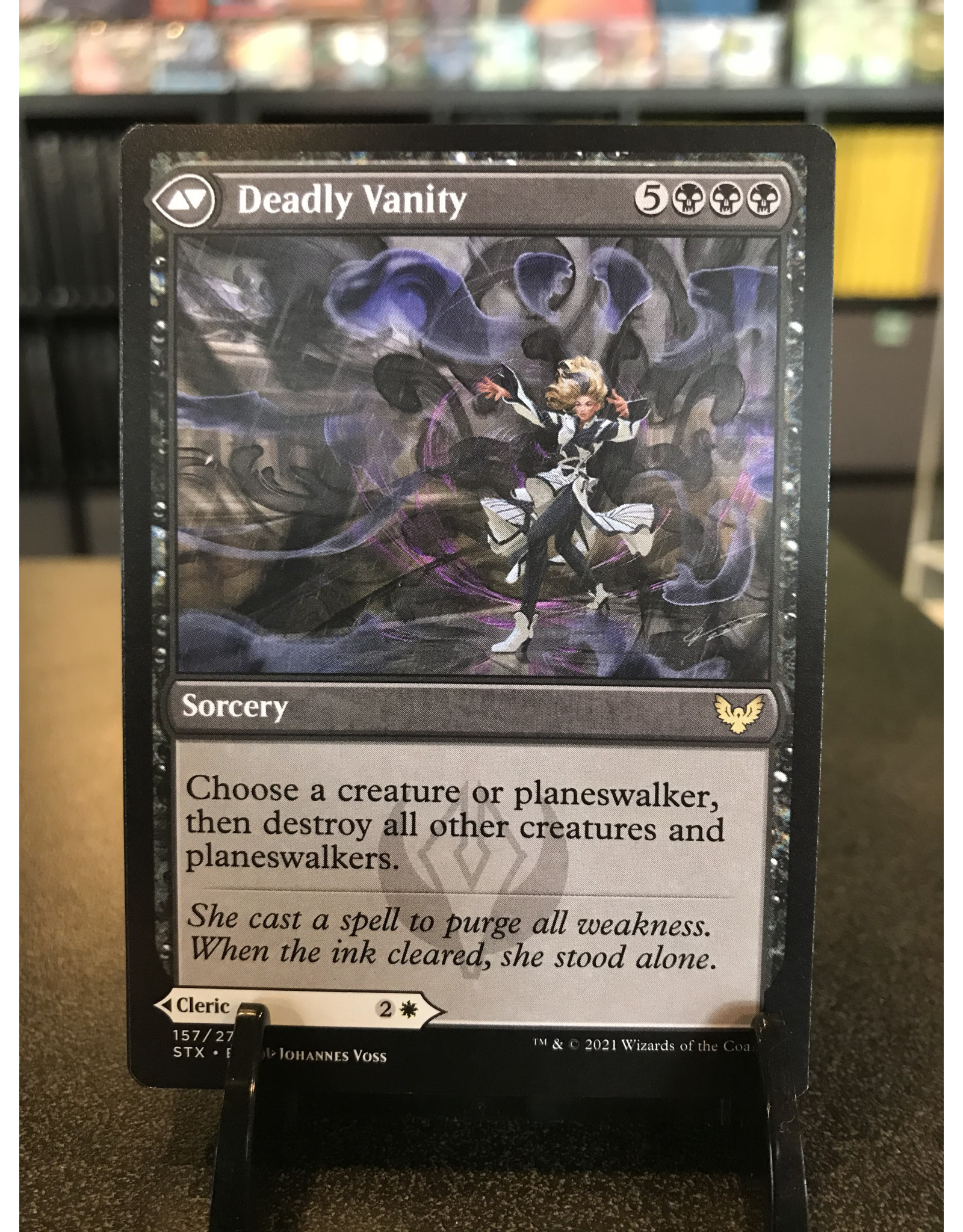 Magic Selfless Glyphweaver // Deadly Vanity  (STX)
