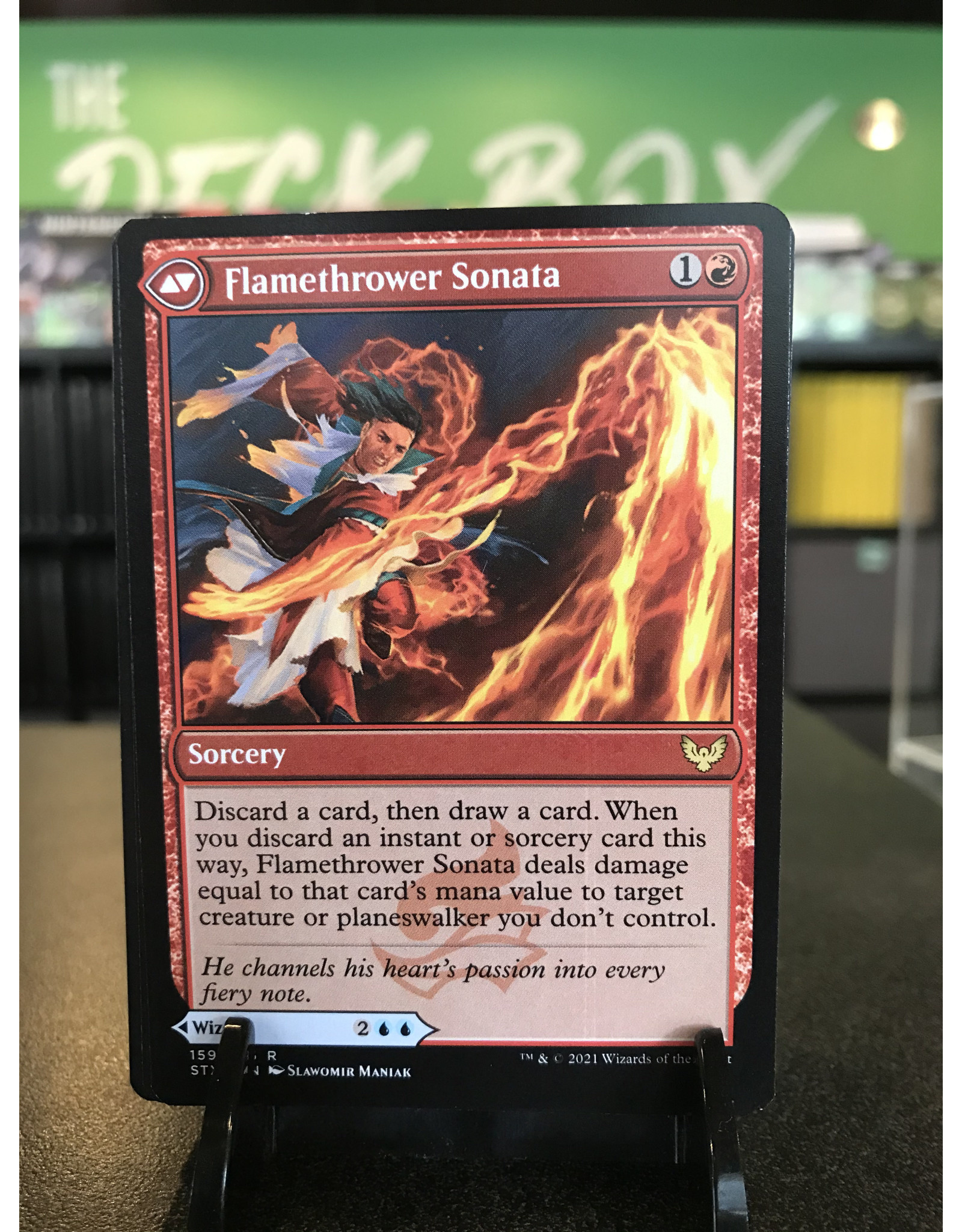 Magic Torrent Sculptor // Flamethrower Sonata  (STX)