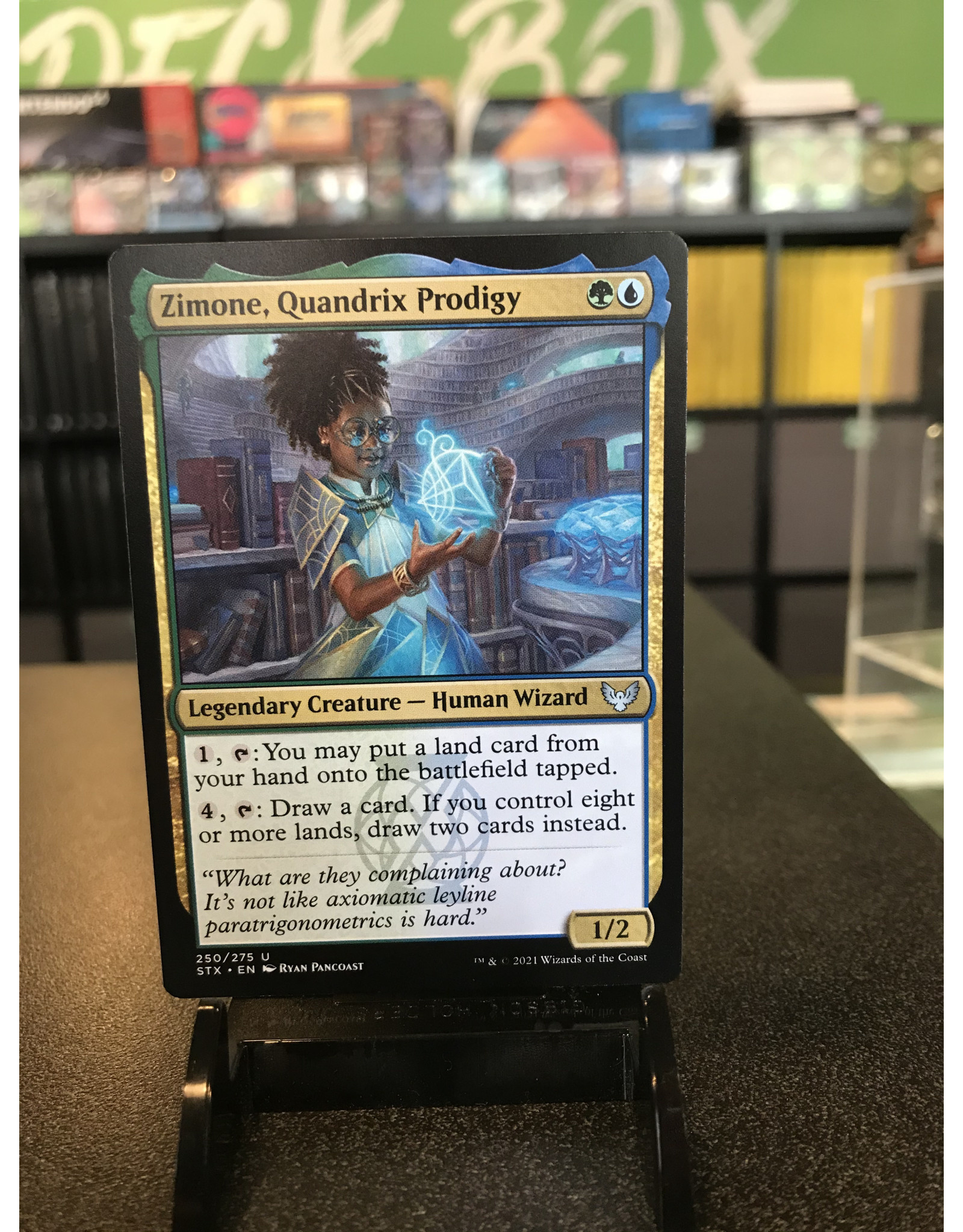 Magic Zimone, Quandrix Prodigy  (STX)