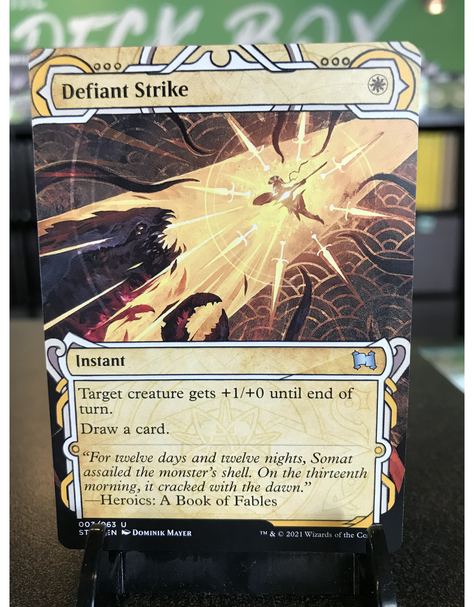 Magic Defiant Strike  (STA)