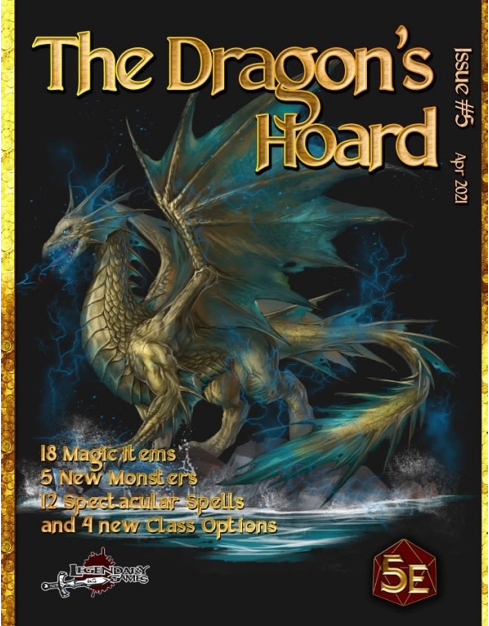 5E Compatible Books THE DRAGON'S HOARD #5 (5E)  (PREORDER EXPECTED  September 15)