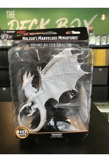 D & D Minis DND UNPAINTED MINIS WV11 YOUNG SILVER DRAGON  (24)