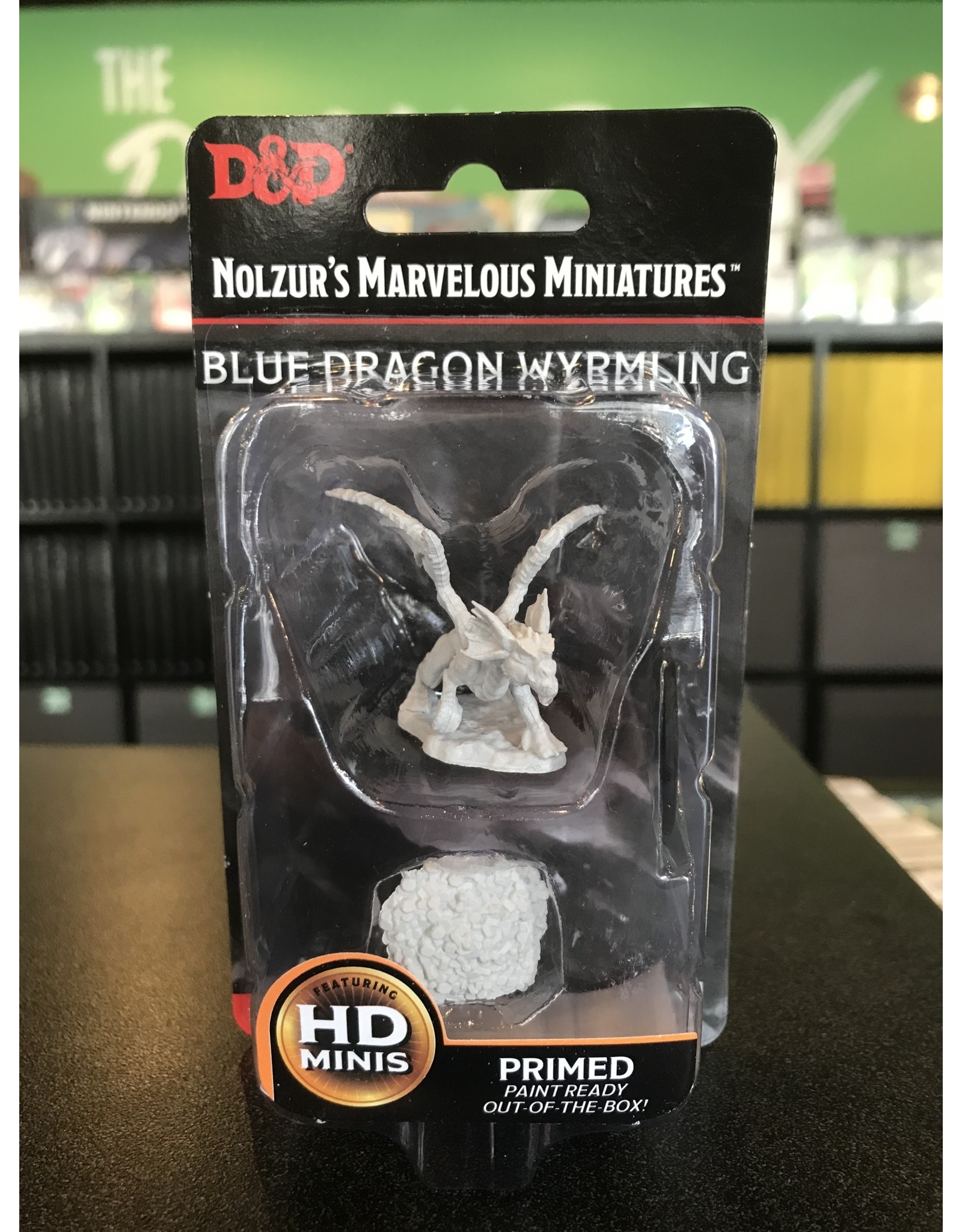 D & D Minis DND UNPAINTED MINIS BLUE DRAGON WYRMLING