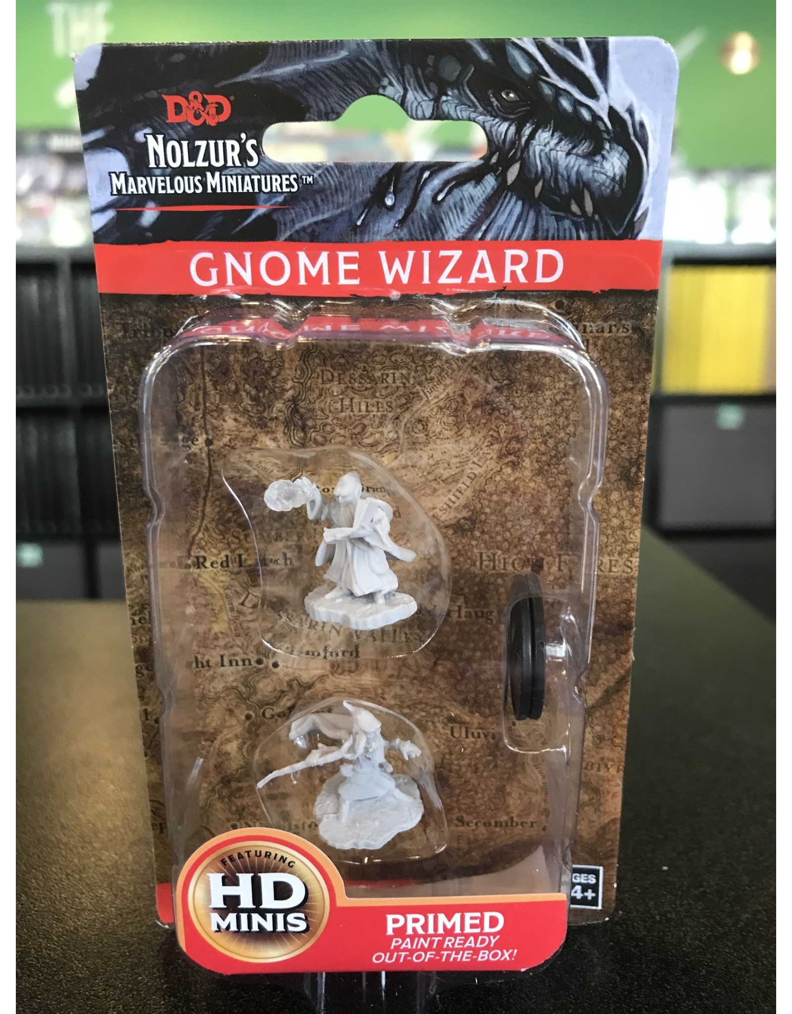 D & D Minis DND UNPAINTED MINIS WV6 MALE GNOME WIZARD