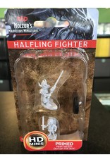 D & D Minis DND UNPAINTED MINIS WV6 MALE HALFLING FIGHTER