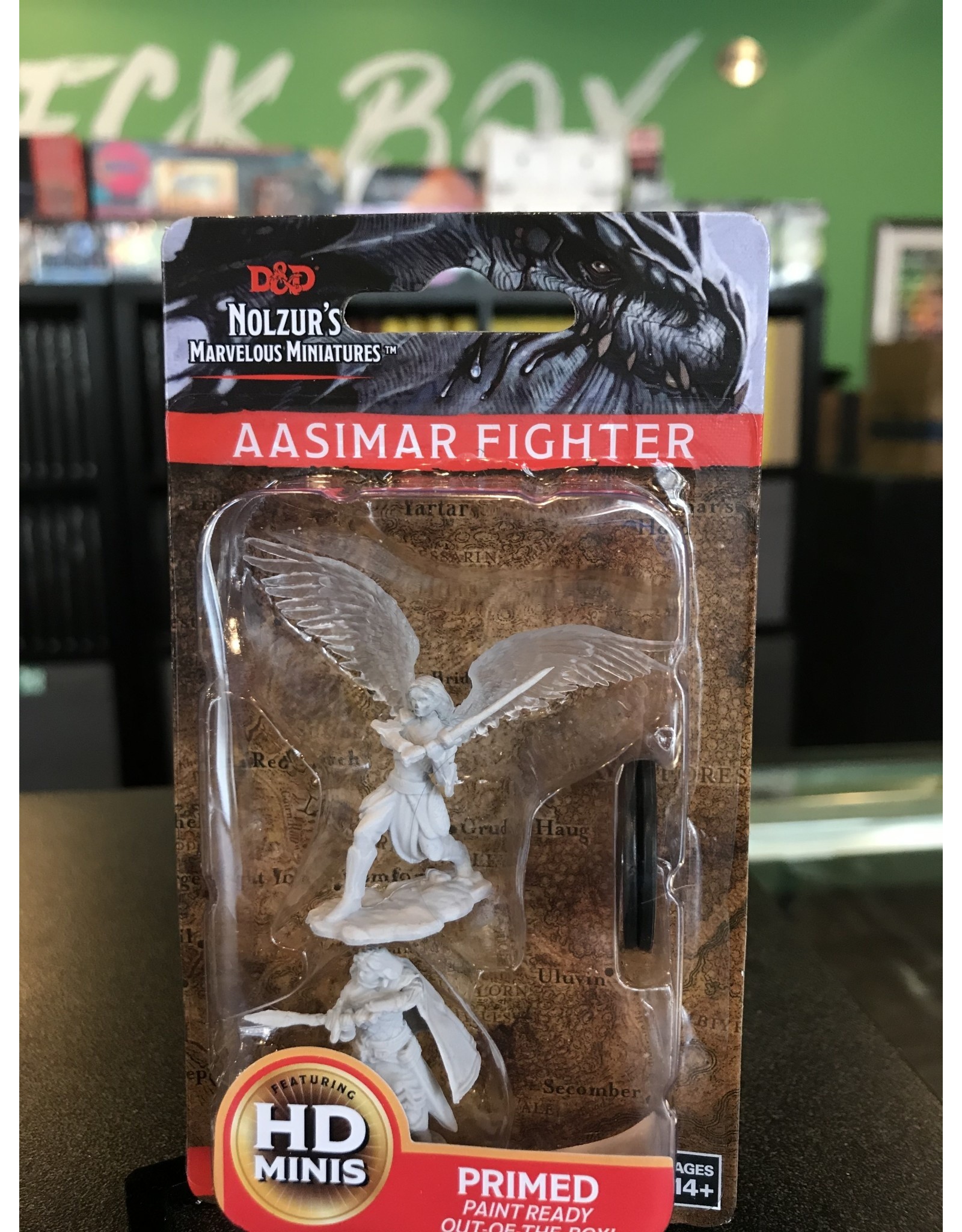 D & D Minis DND UNPAINTED MINIS WV6 FEMALE AASIMAR FIGHTER