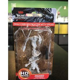 D & D Minis DND UNPAINTED MINIS WV5 DRAGONBORN MALE FIGHTER#2