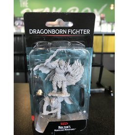 D & D Minis DND UNPAINTED MINIS WV4 DRAGONBORN MALE FIGHTER
