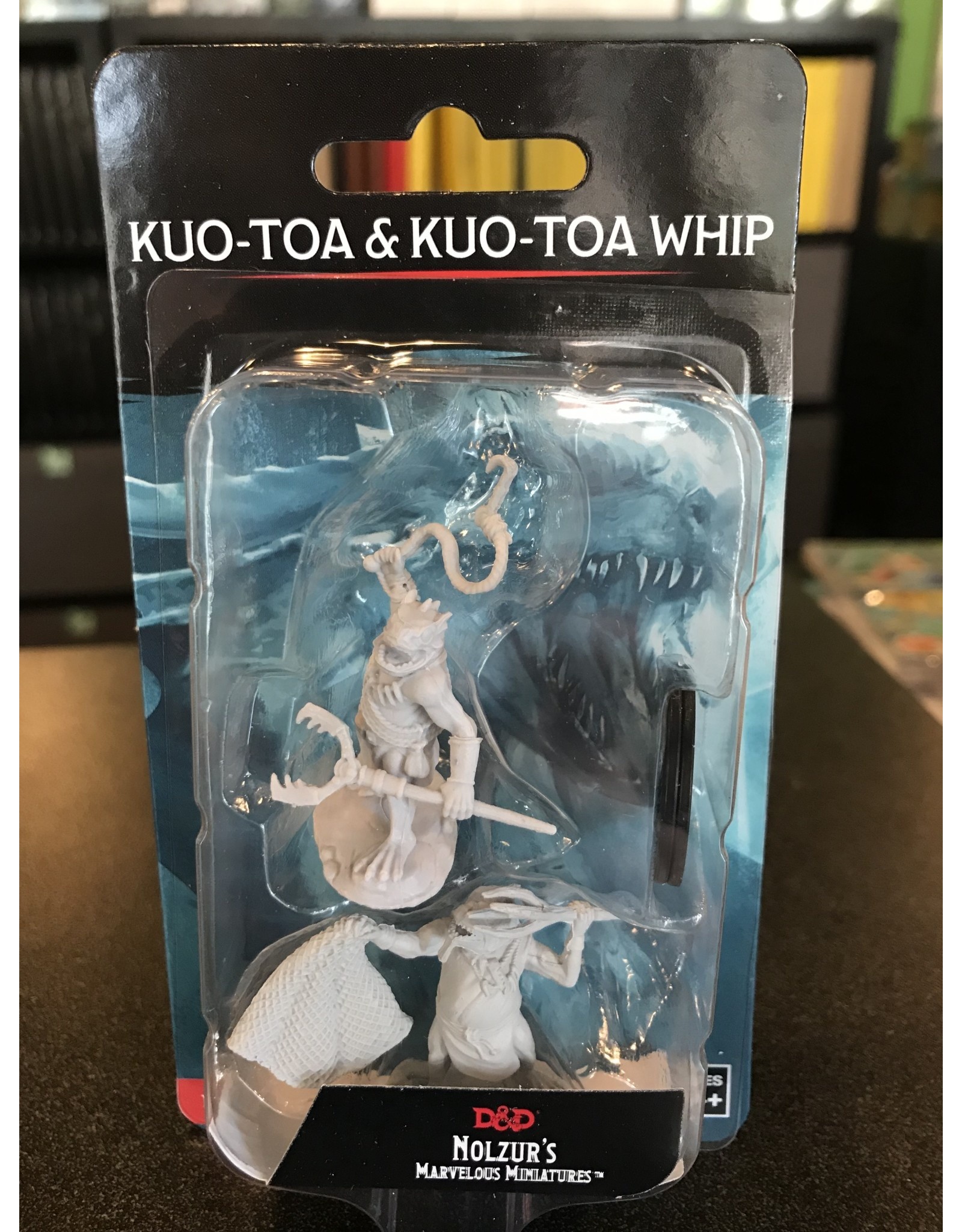 Dungeons and Dragons DND UNPAINTED MINIS WV14 KUO-TOA/KUO-TOA WHIP