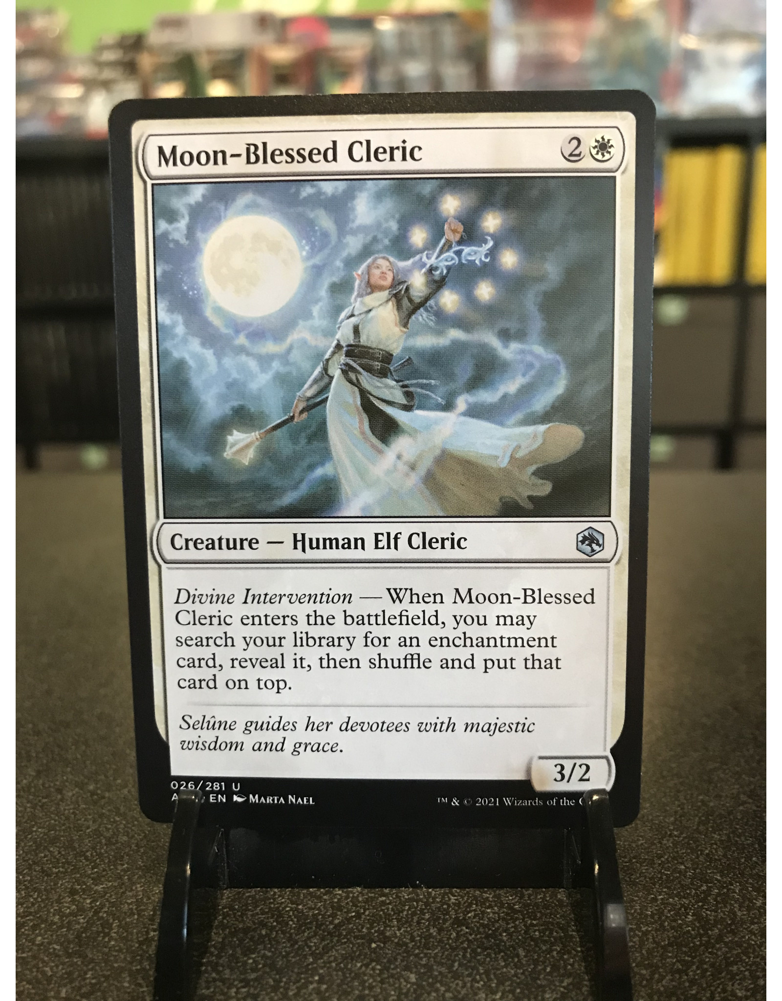 Magic Moon-Blessed Cleric  (AFR)