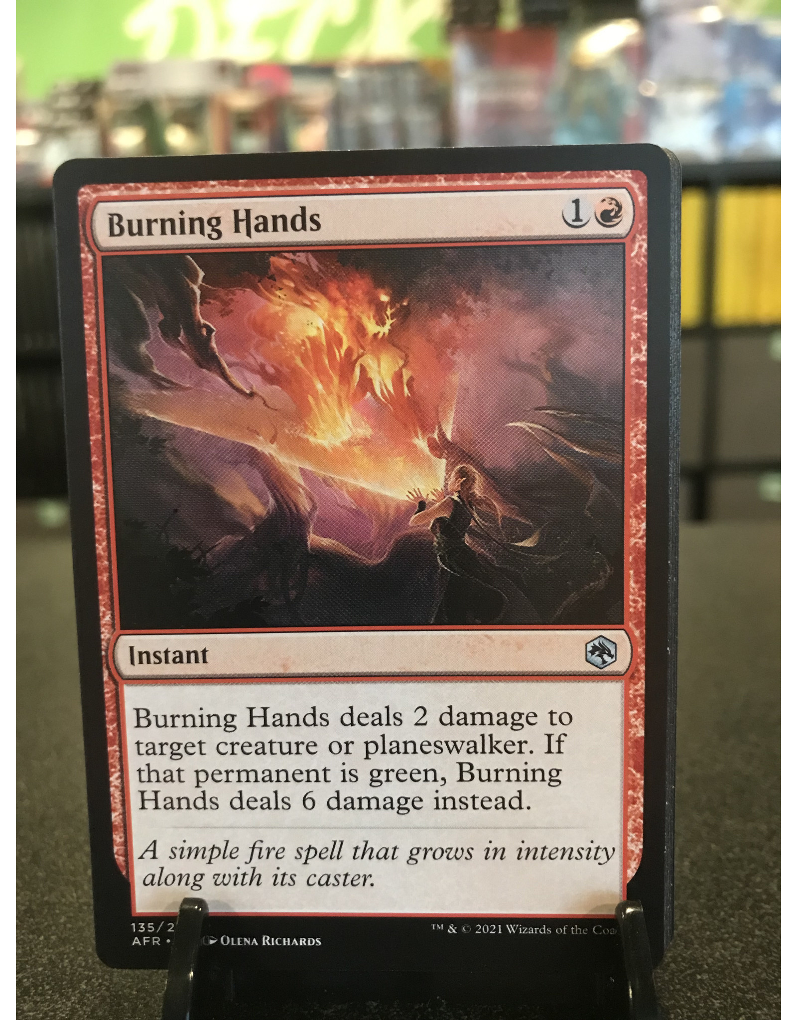 Magic Burning Hands  (AFR)