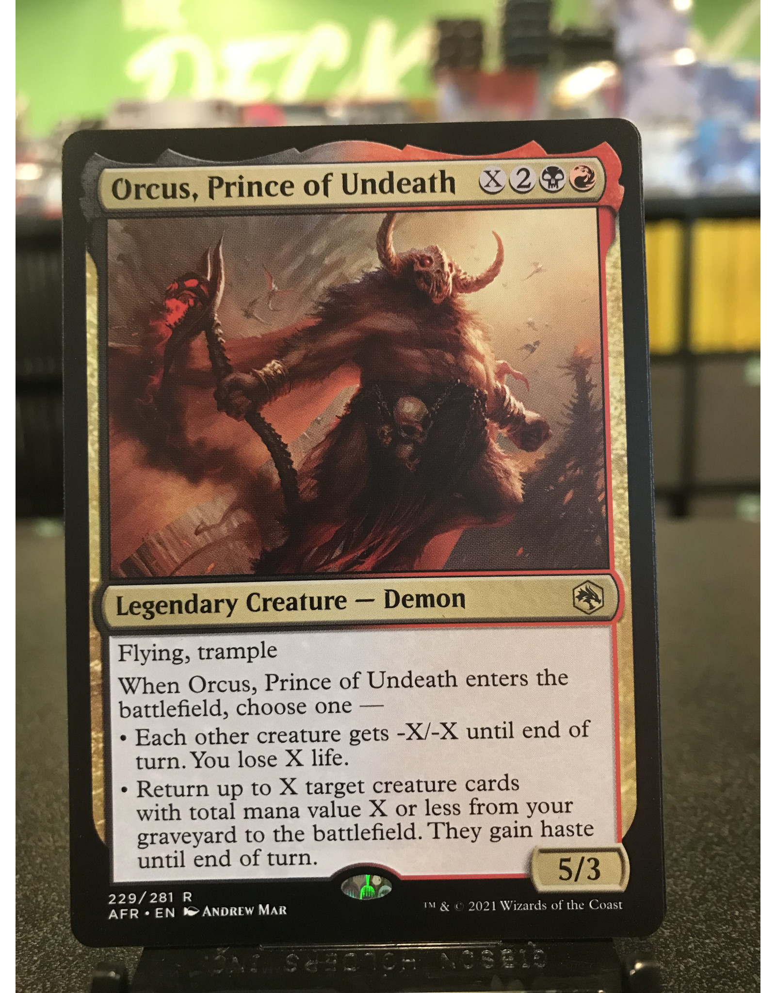 Magic Orcus, Prince of Undeath  (AFR)