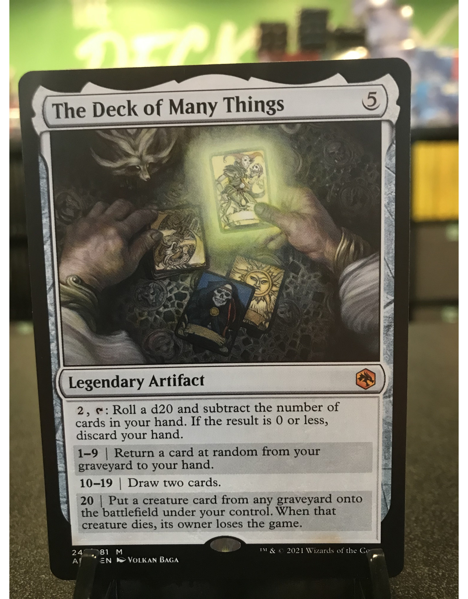 Magic The Deck of Many Things  (AFR)