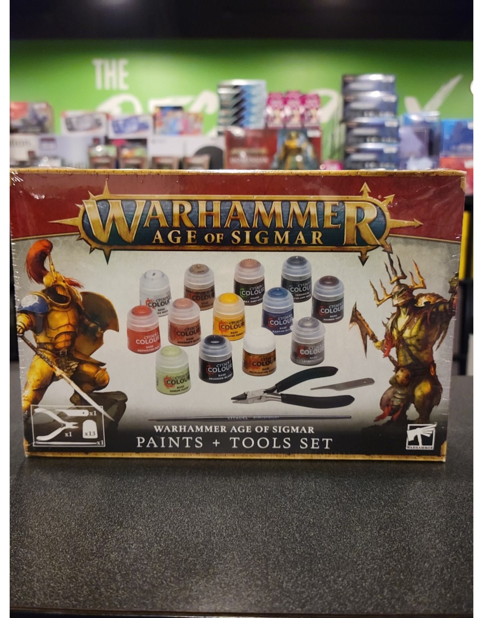 Age of Sigmar AOS PAINTS + TOOLS