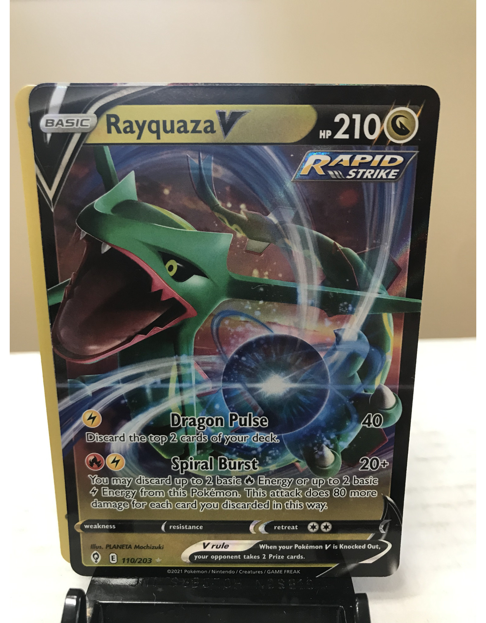 Pokemon RayquazaV 110/203