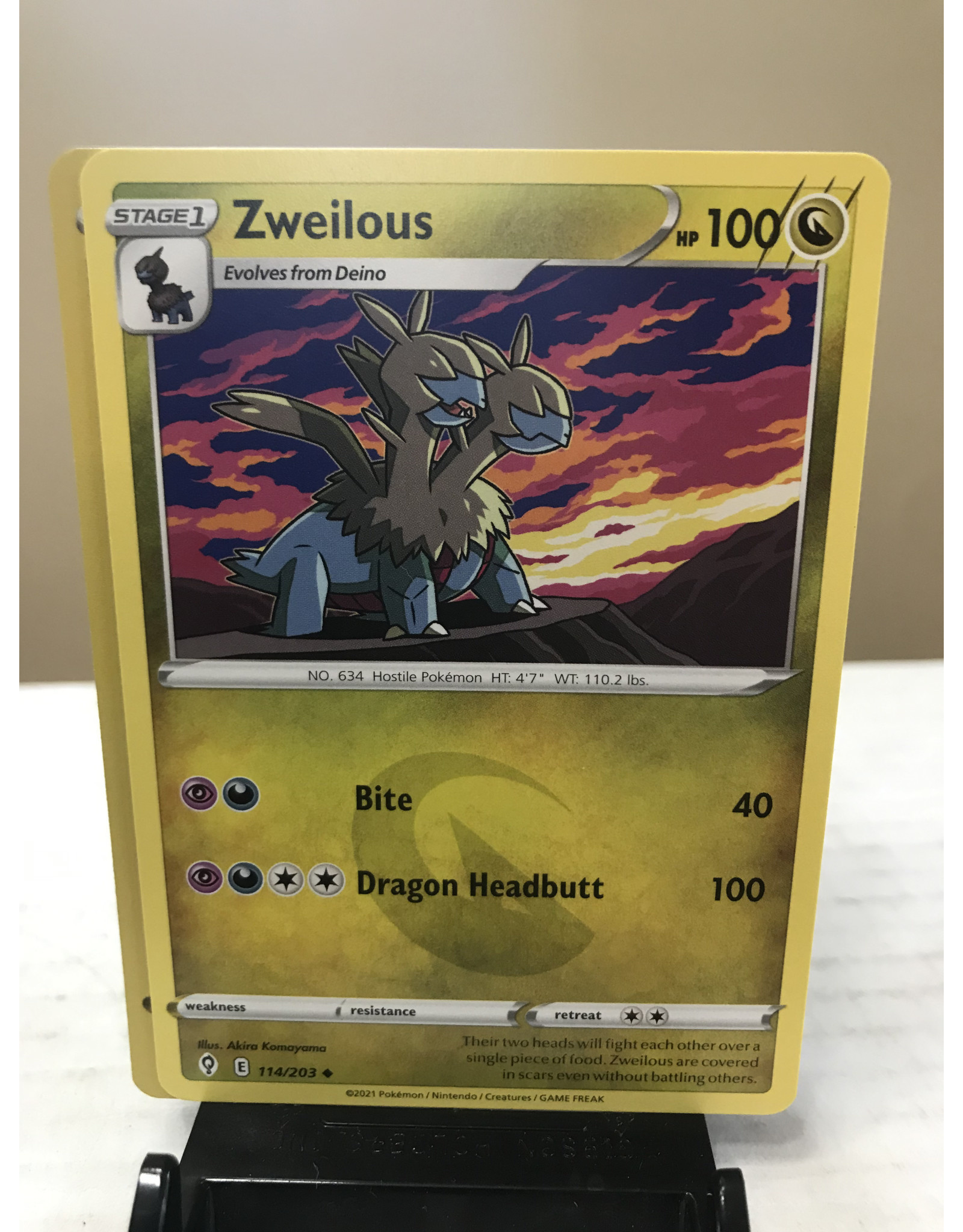 Pokemon Zweilous 114/203