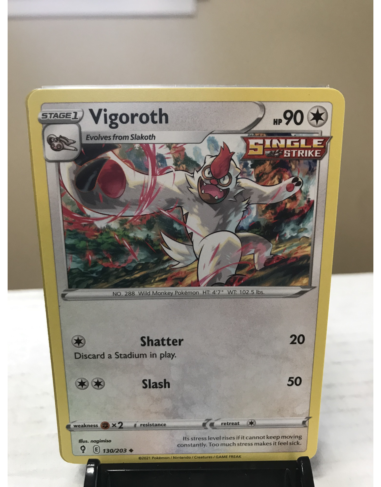 Pokemon Vigoroth 130/203