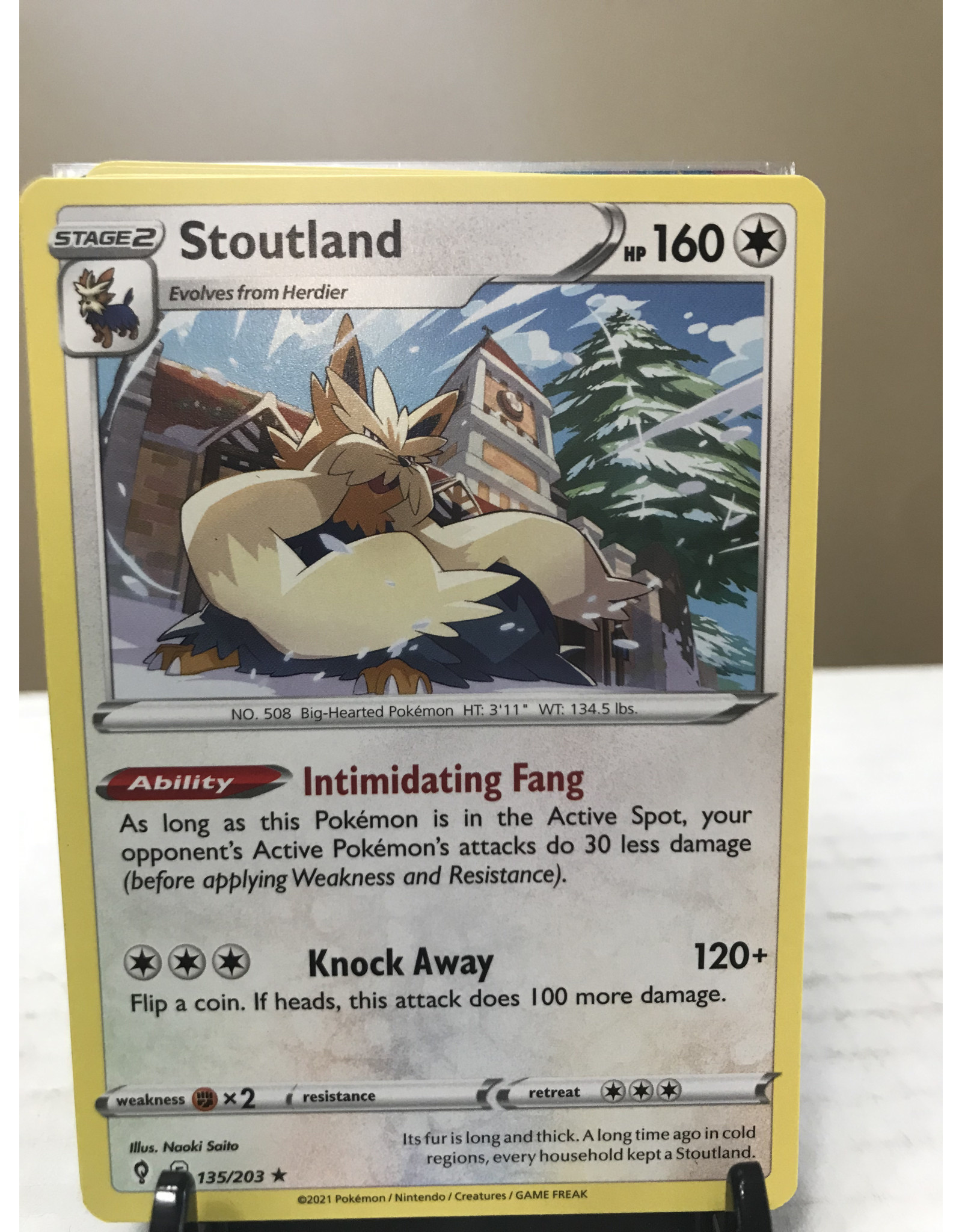 Pokemon Stoutland 135/203
