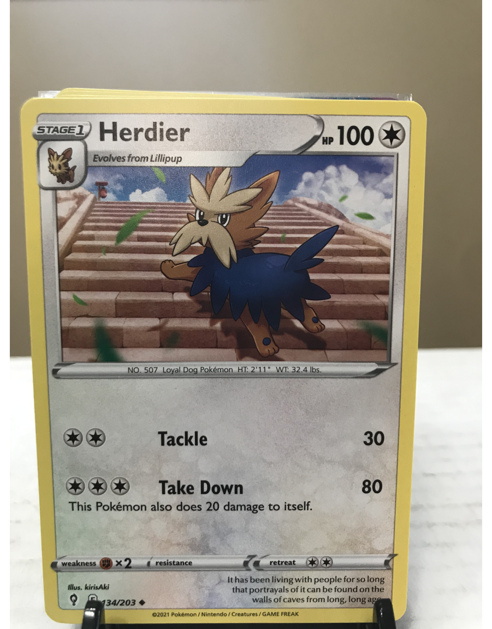 Pokemon Herdier 134/203