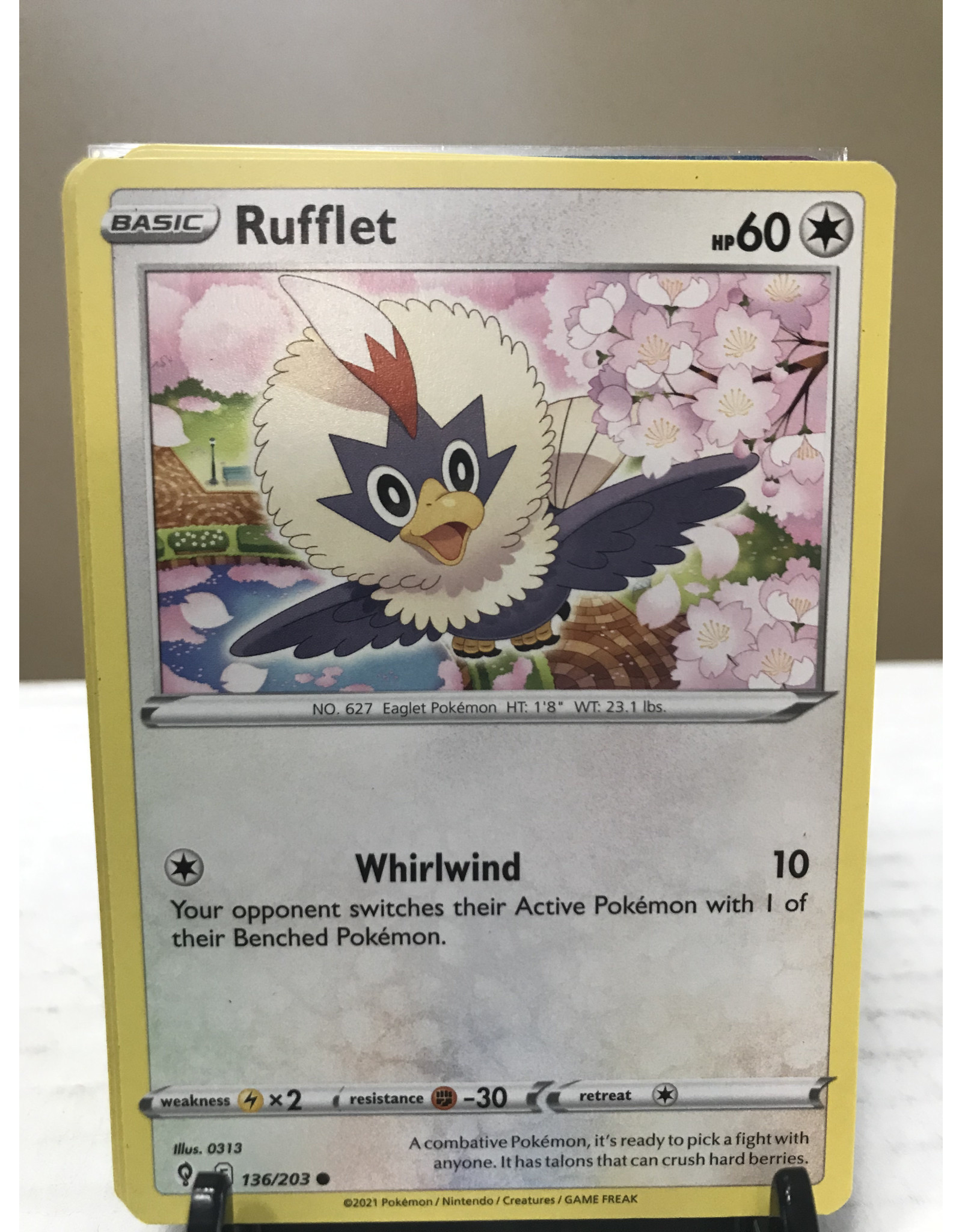 Pokemon Rufflet 136/203