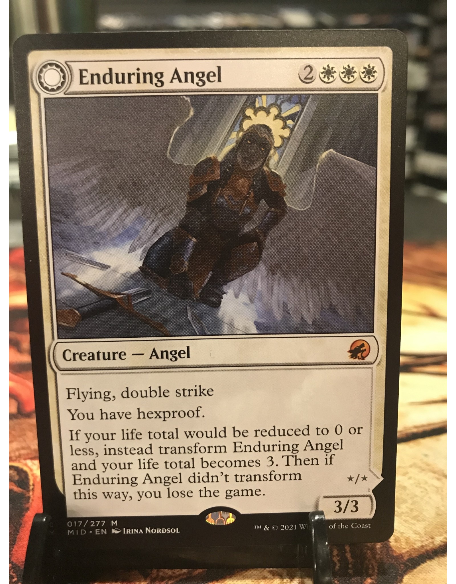Magic Enduring Angel // Angelic Enforcer  (MID)
