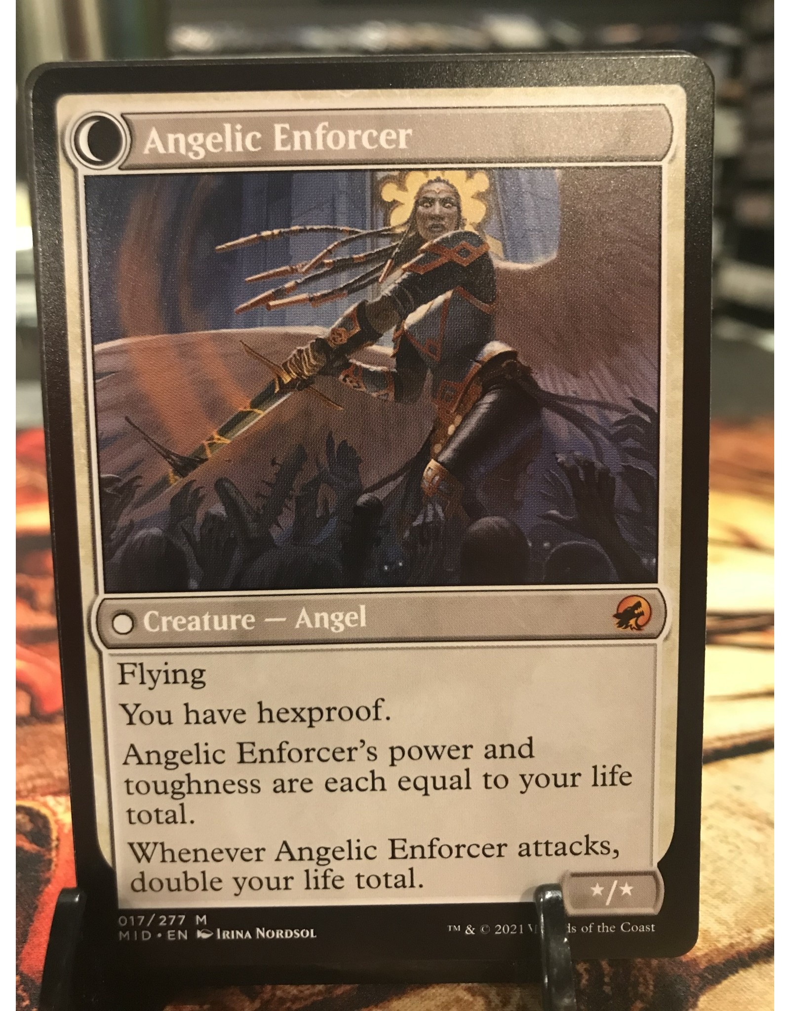 Magic Enduring Angel // Angelic Enforcer  (MID)