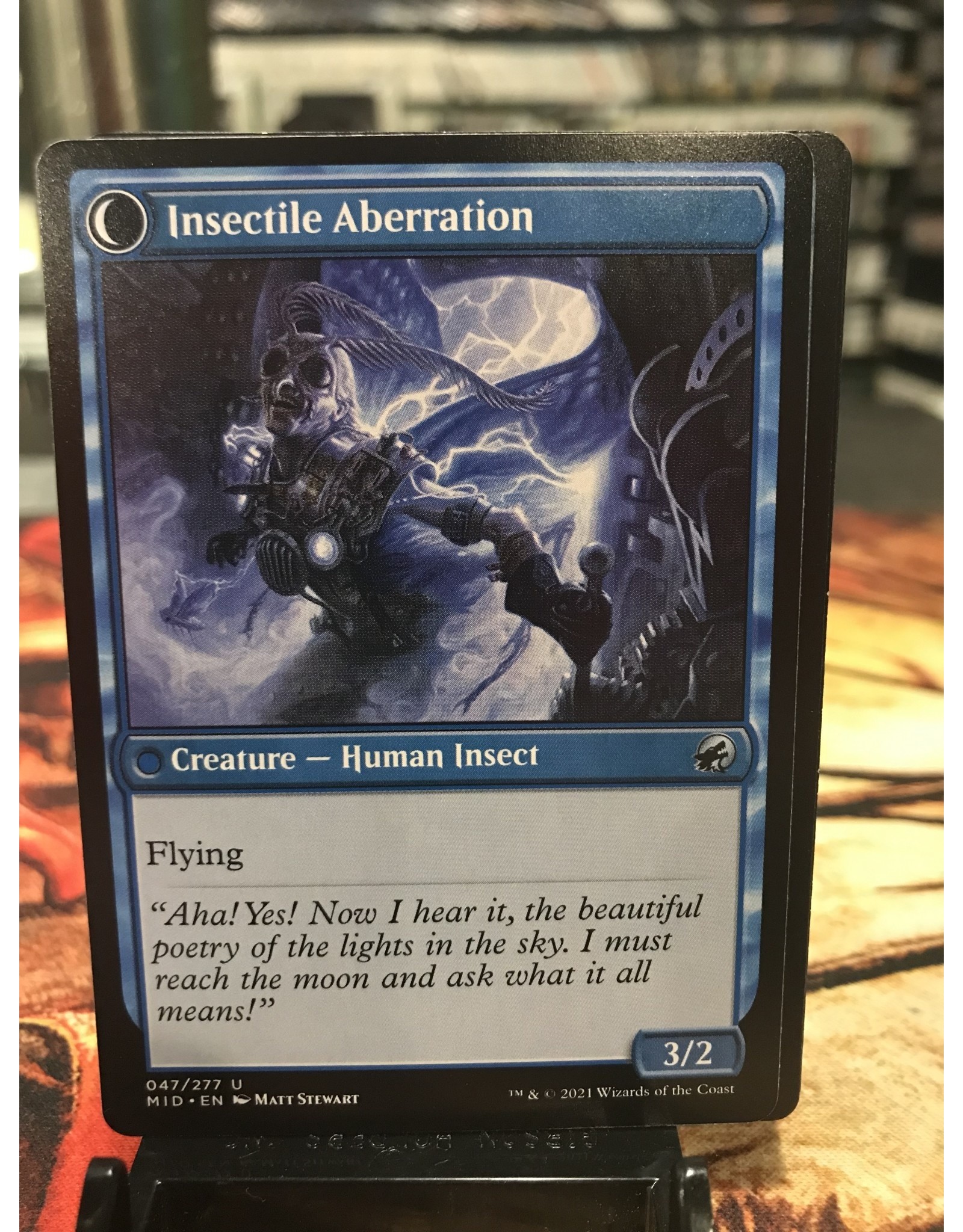 Magic Delver of Secrets // Insectile Aberration  (MID)