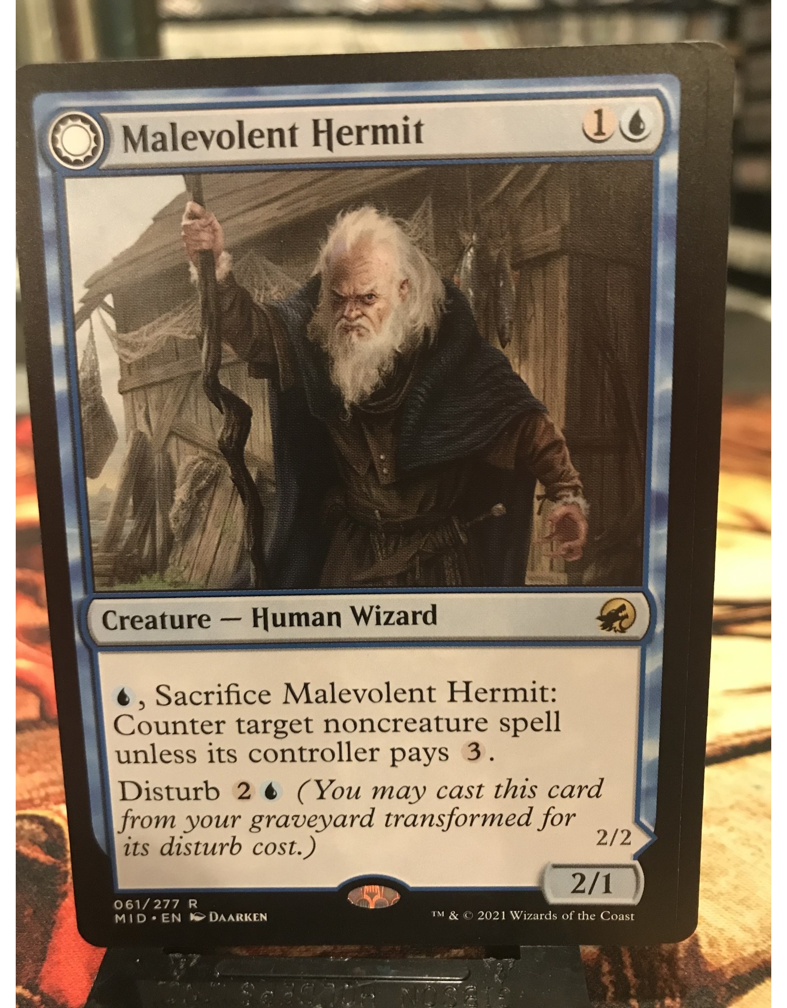 Magic Malevolent Hermit // Benevolent Geist  (MID)