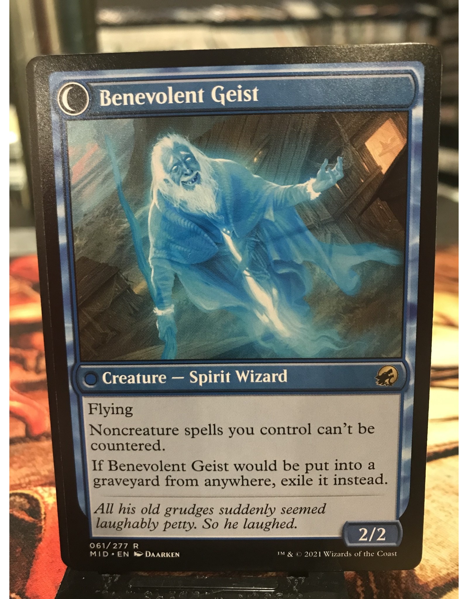 Magic Malevolent Hermit // Benevolent Geist  (MID)