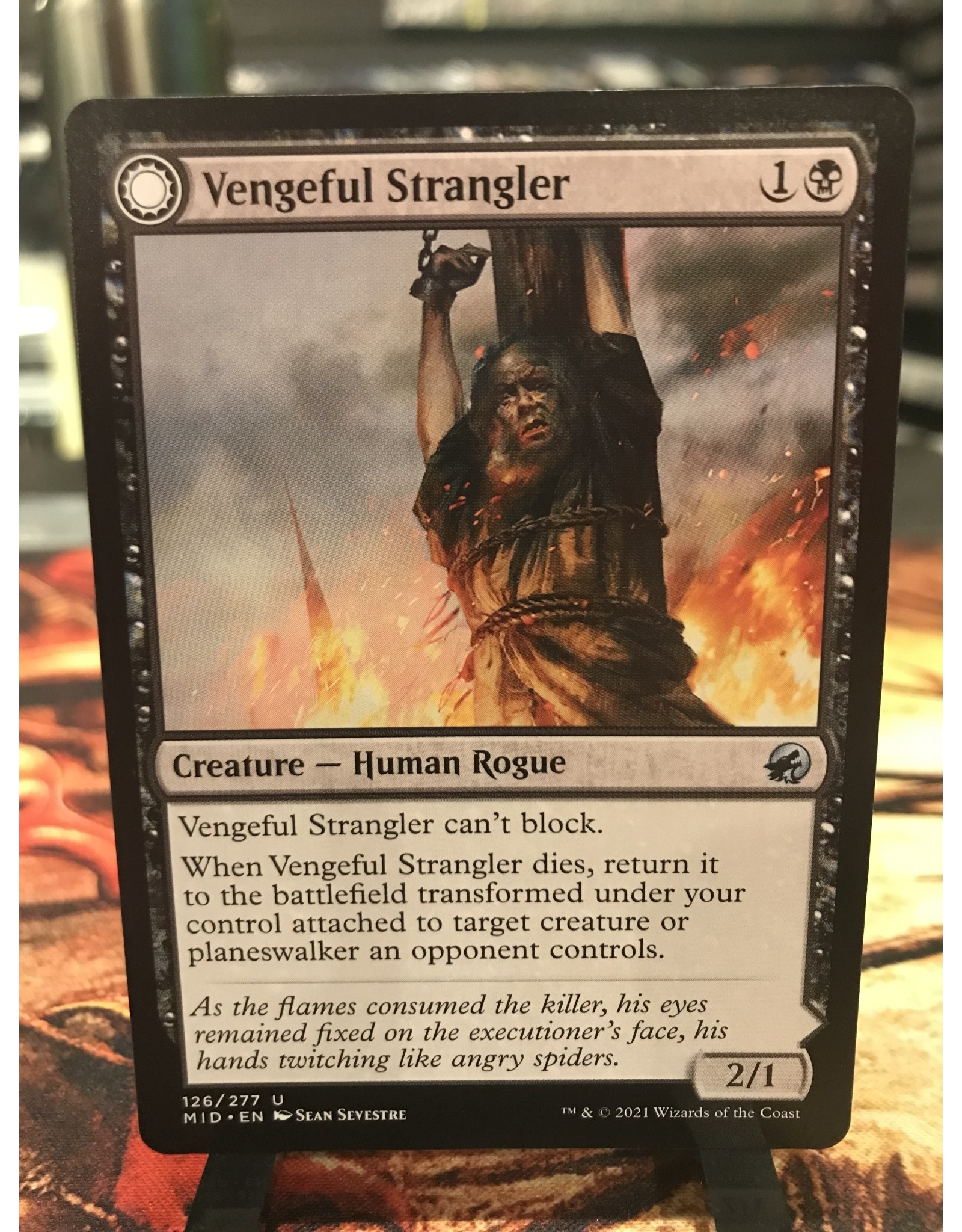 Magic Vengeful Strangler // Strangling Grasp  (MID)