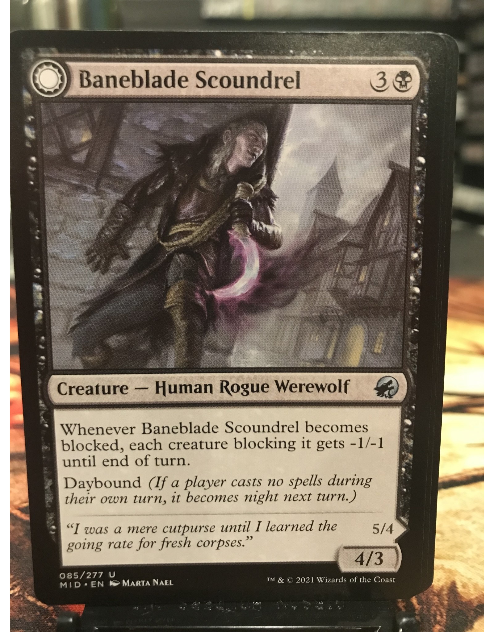Magic Baneblade Scoundrel // Baneclaw Marauder  (MID)