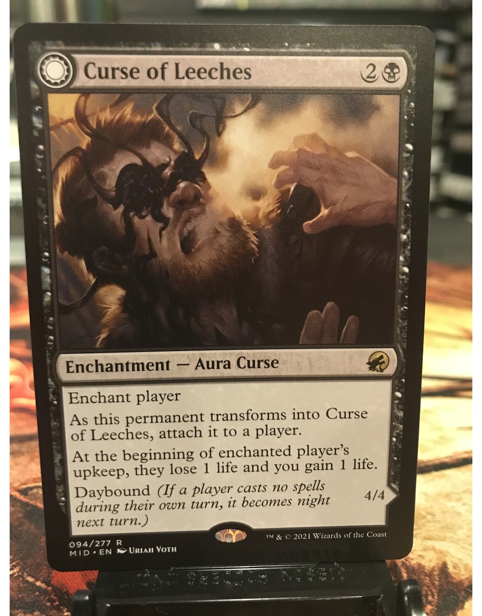 Magic Curse of Leeches // Leeching Lurker  (MID)