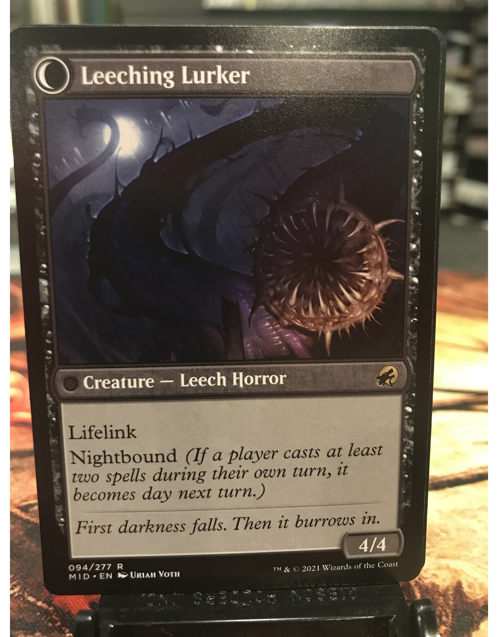 Magic Curse of Leeches // Leeching Lurker  (MID)