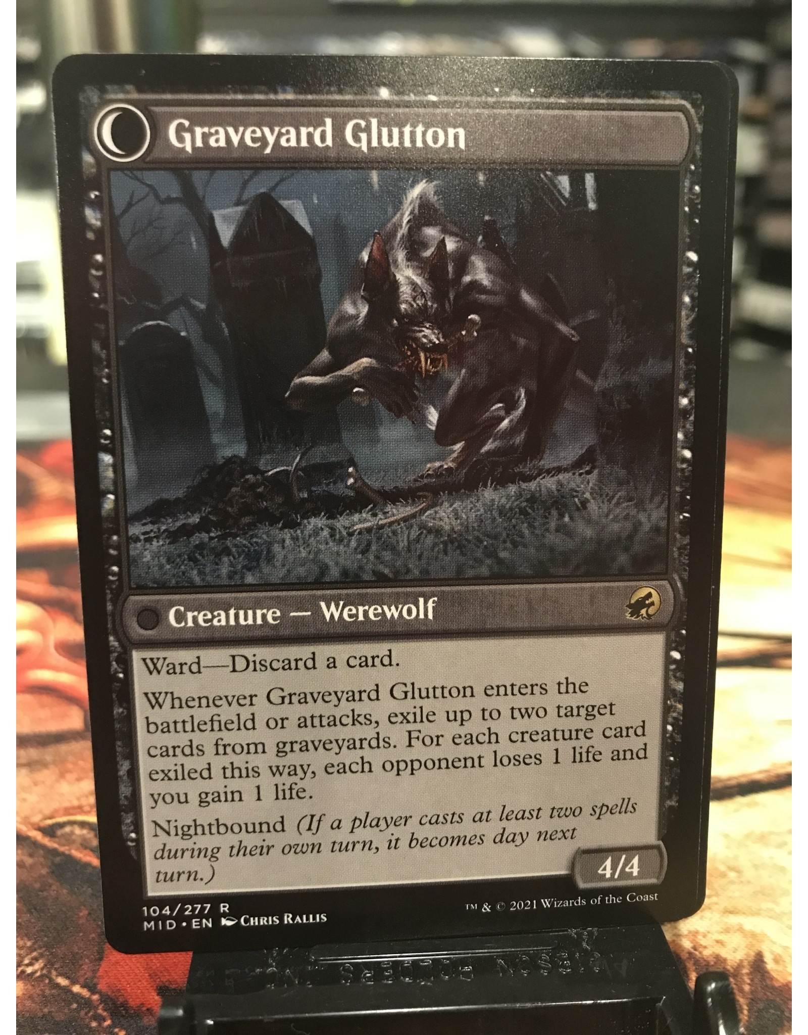 Magic Graveyard Trespasser // Graveyard Glutton  (MID)