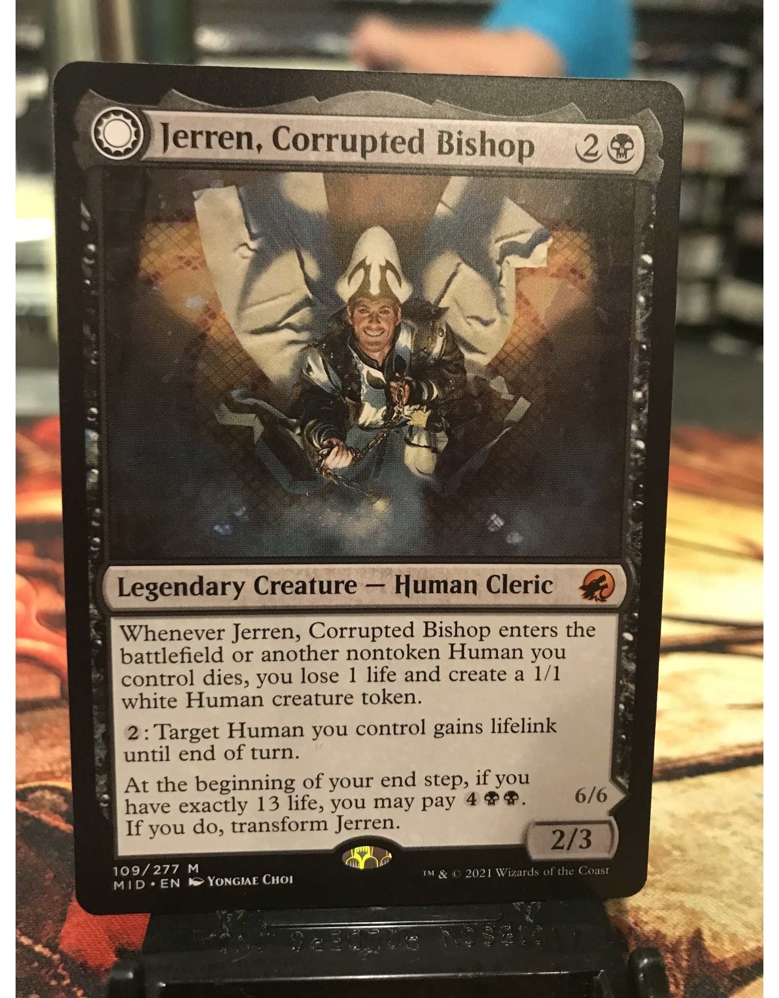 Magic Jerren, Corrupted Bishop // Ormendahl, the Corrupter  (MID)