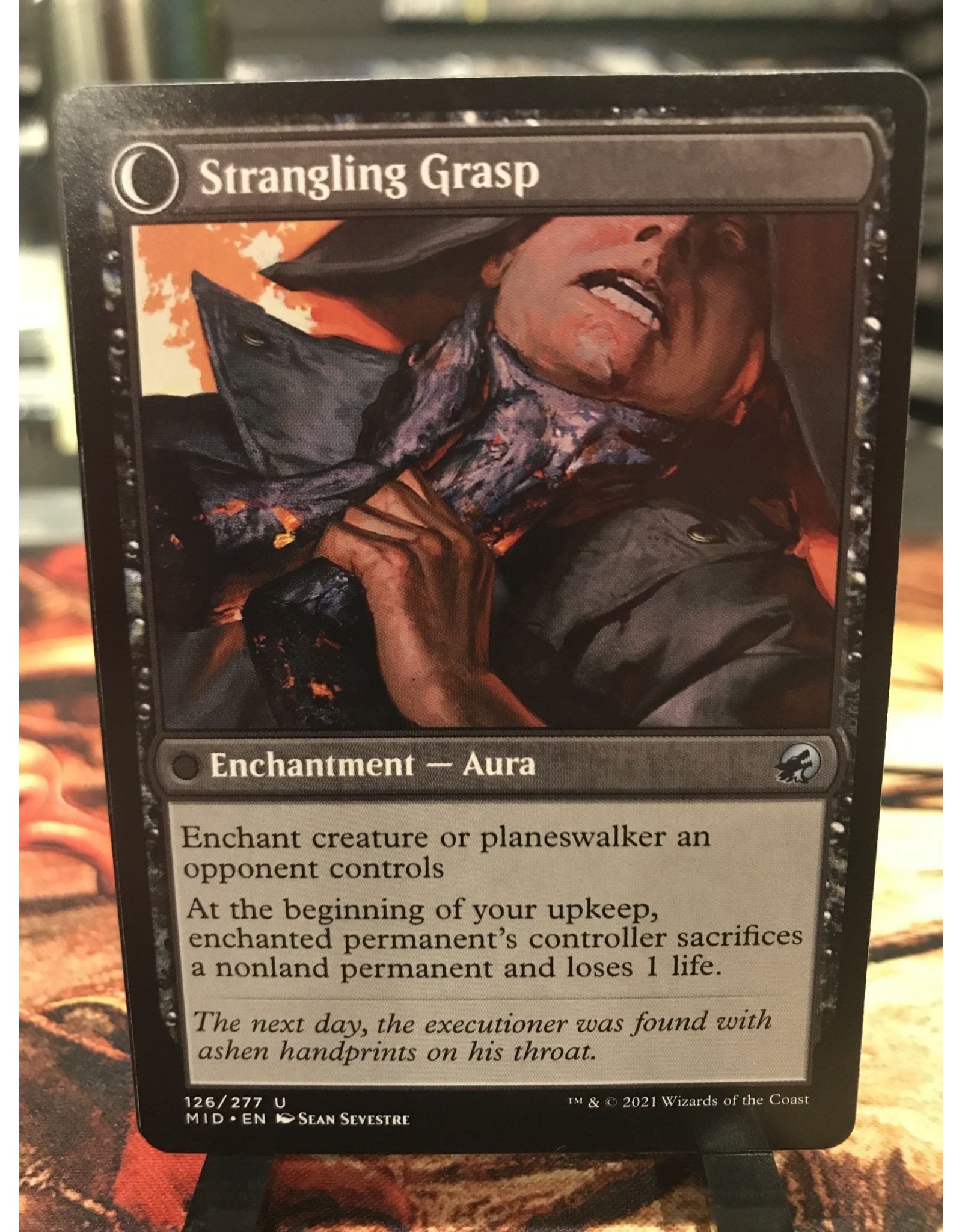 Magic Vengeful Strangler // Strangling Grasp  (MID)