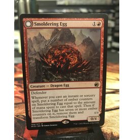 Magic Smoldering Egg // Ashmouth Dragon  (MID)