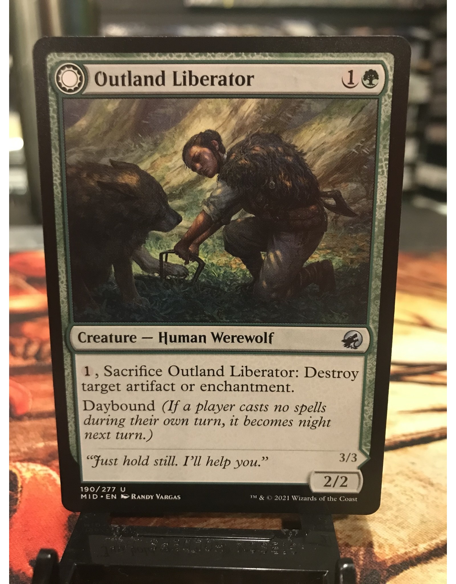Magic Outland Liberator // Frenzied Trapbreaker  (MID)