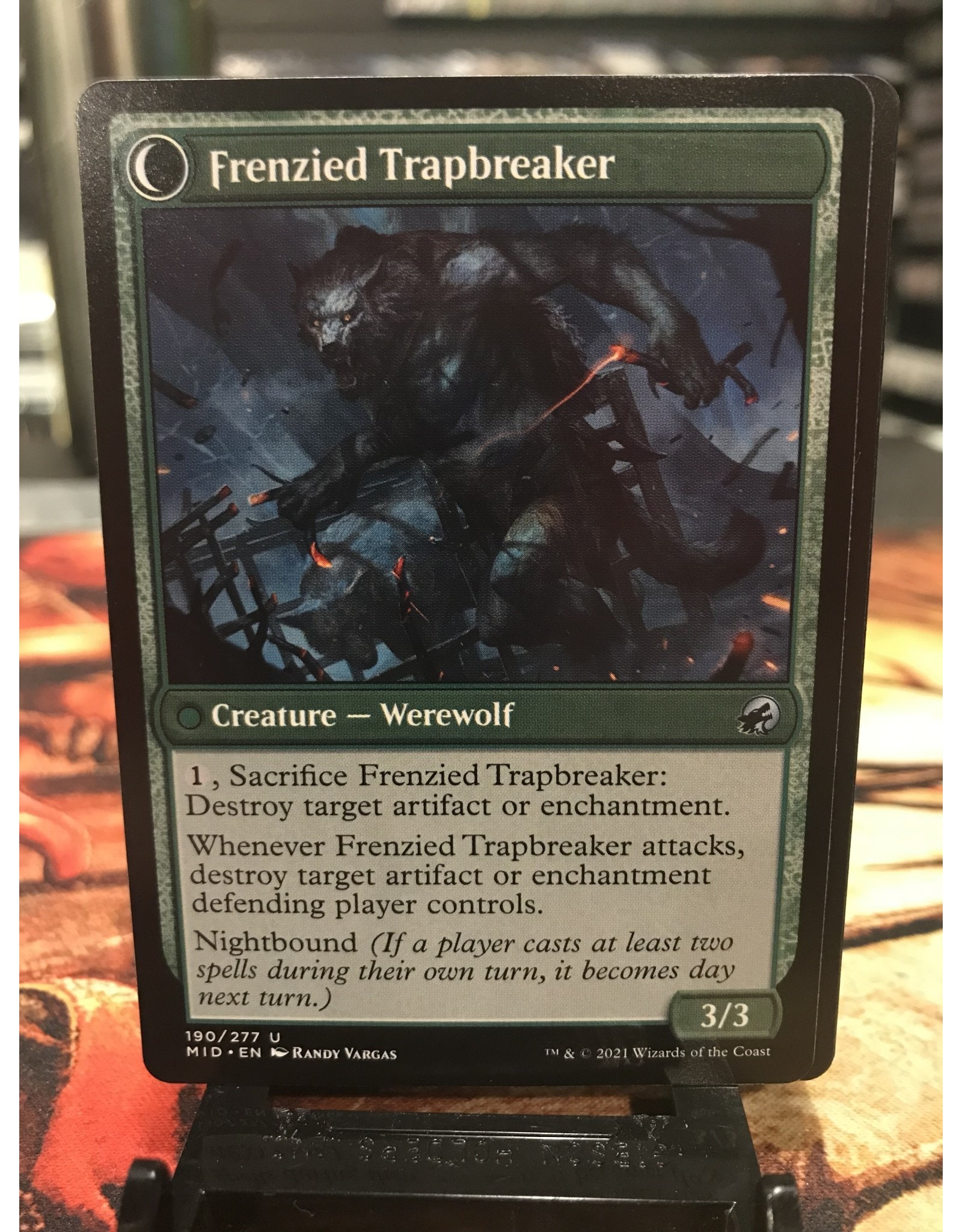Magic Outland Liberator // Frenzied Trapbreaker  (MID)