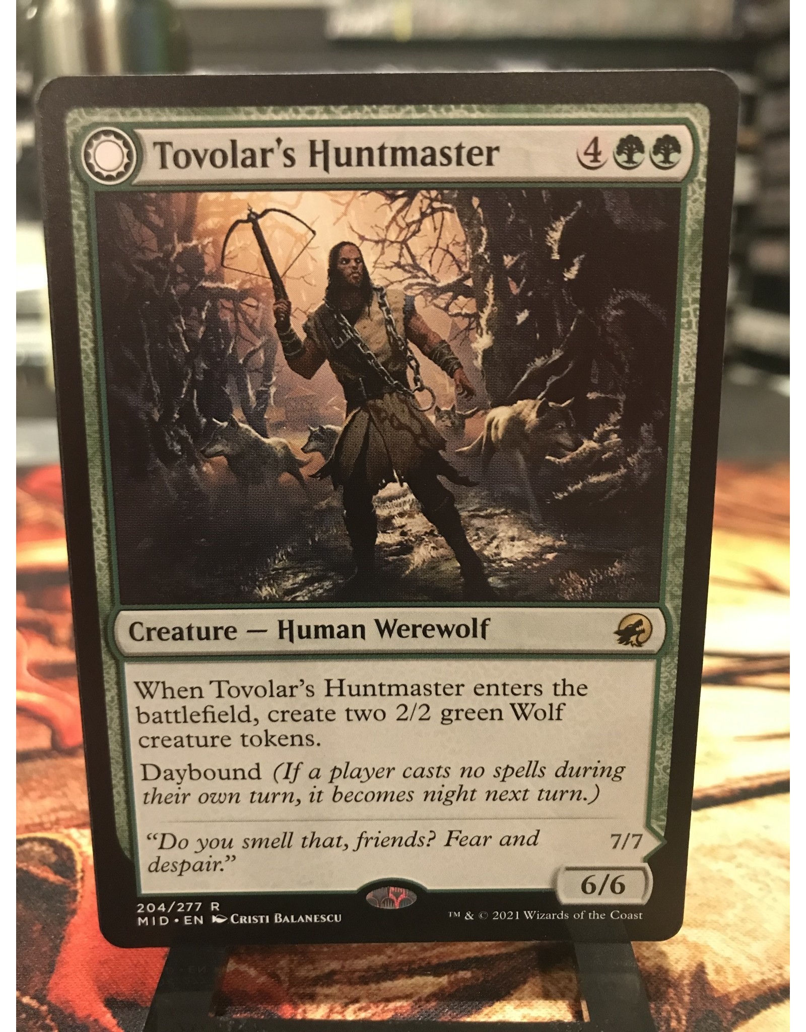 Magic Tovolar's Huntmaster // Tovolar's Packleader  (MID)