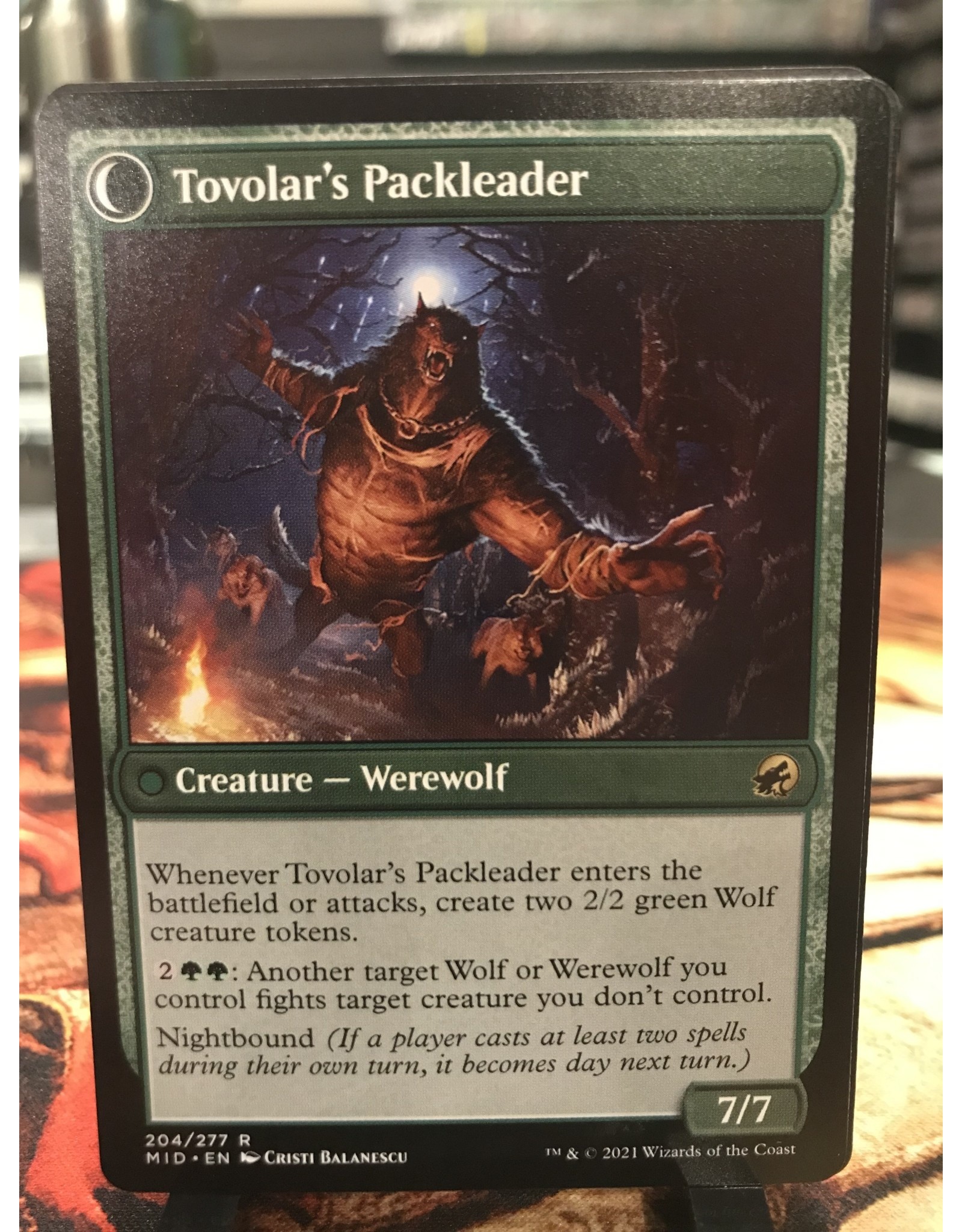 Magic Tovolar's Huntmaster // Tovolar's Packleader  (MID)