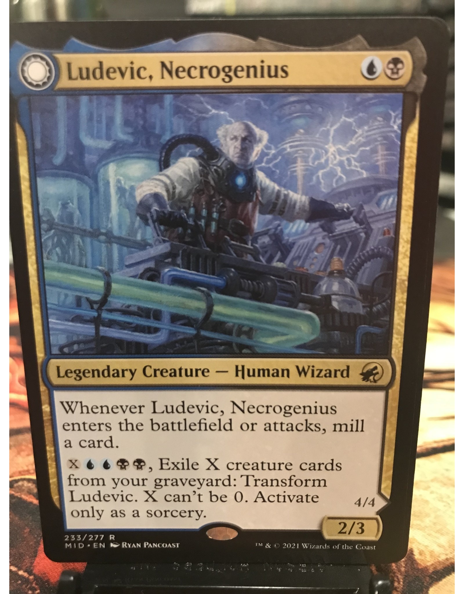 Magic Ludevic, Necrogenius // Olag, Ludevic's Hubris  (MID)