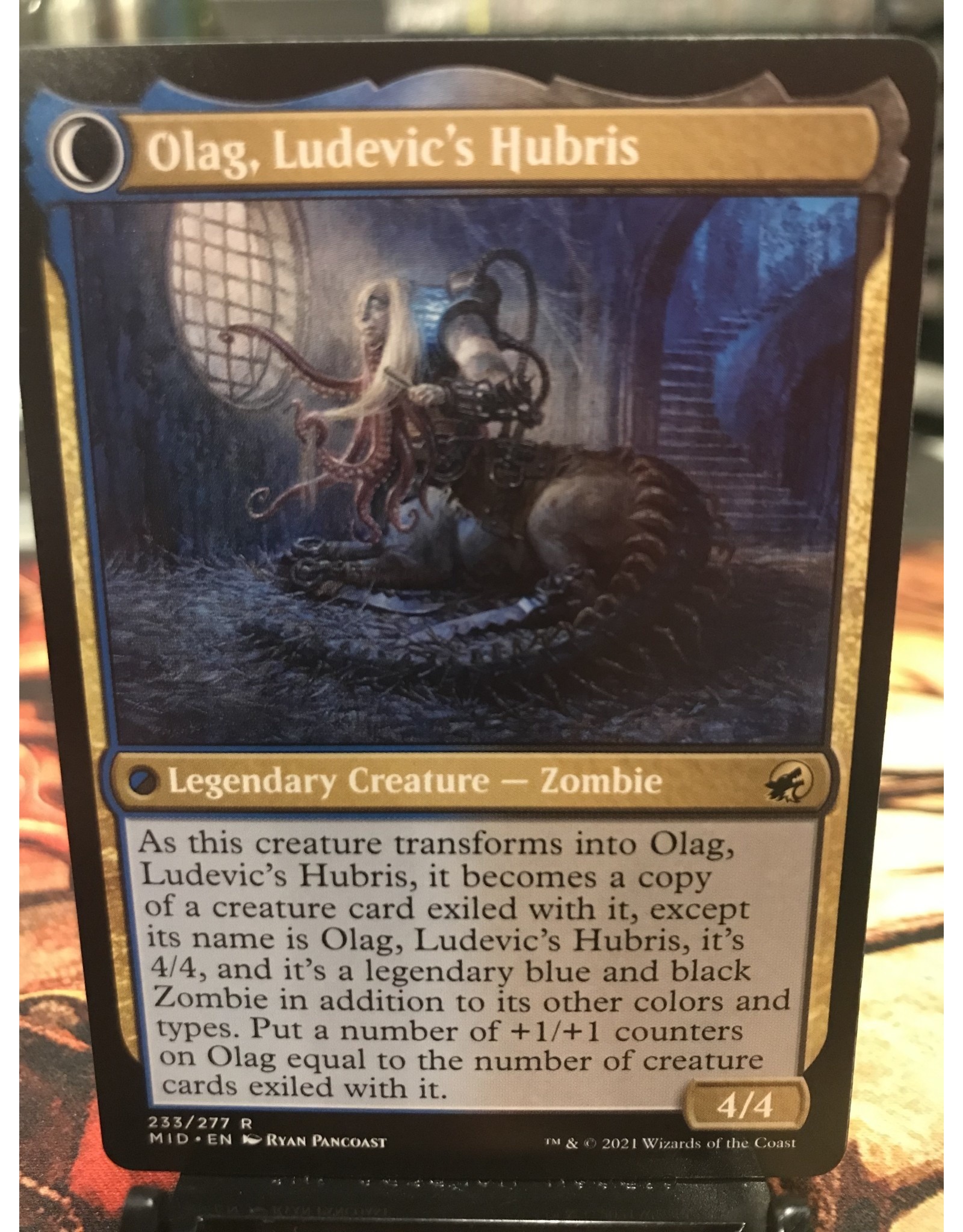 Magic Ludevic, Necrogenius // Olag, Ludevic's Hubris  (MID)