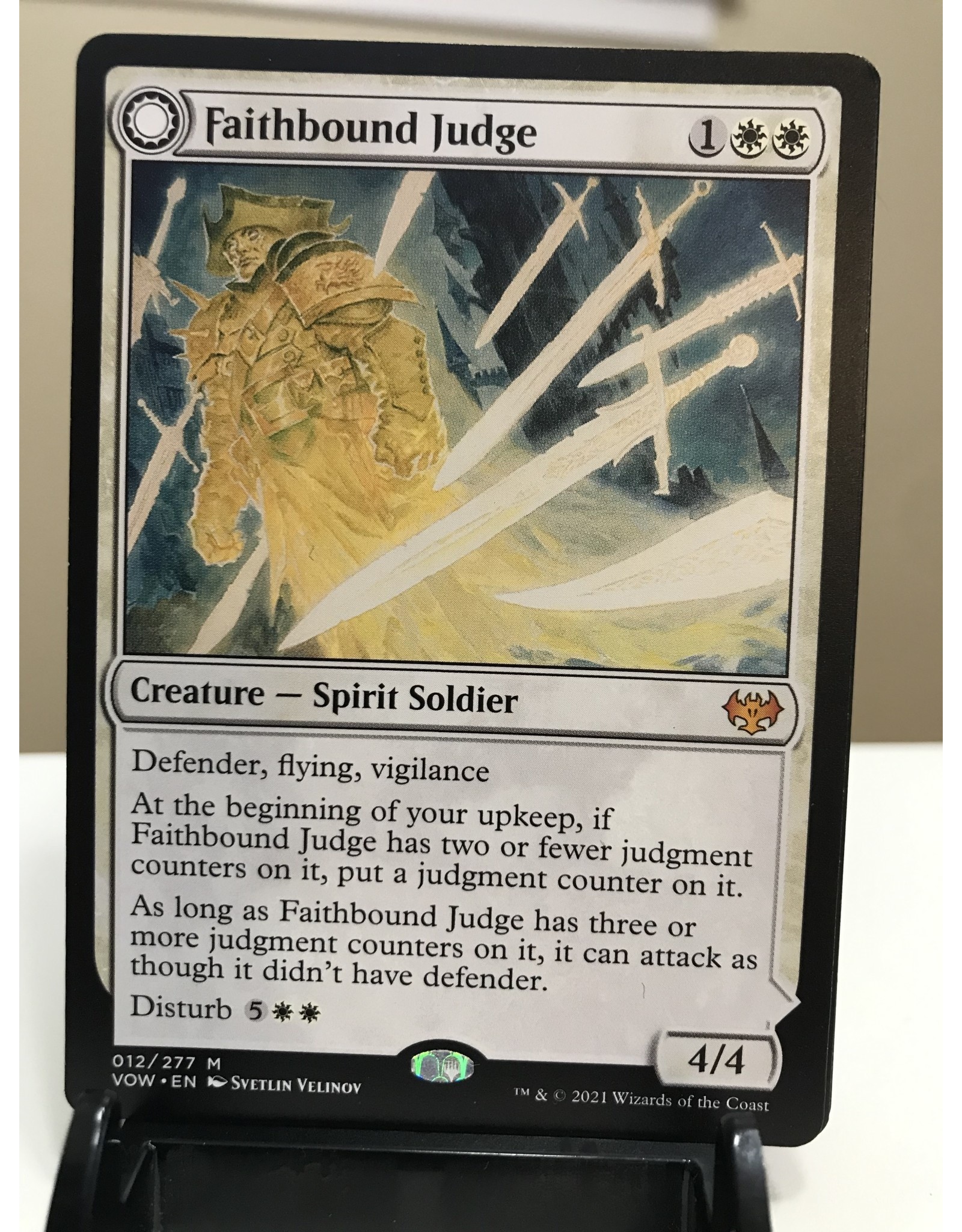 Magic Faithbound Judge // Sinner's Judgment  (VOW)
