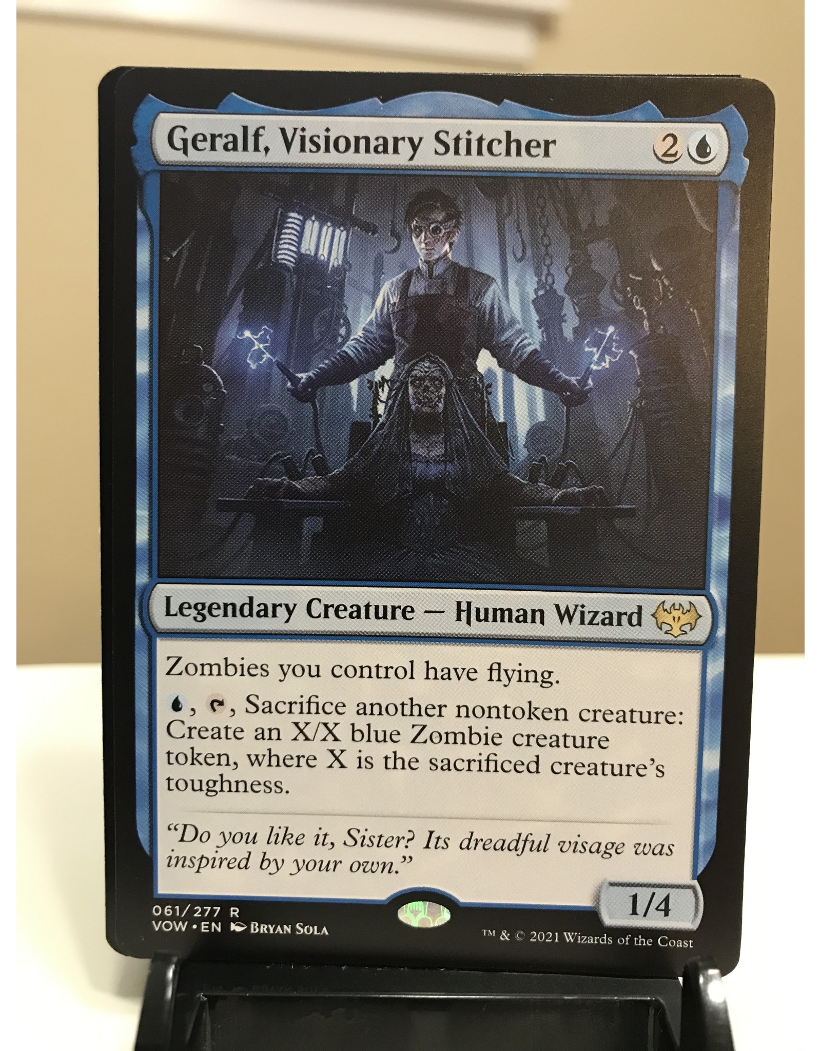 Magic Geralf, Visionary Stitcher  (VOW)