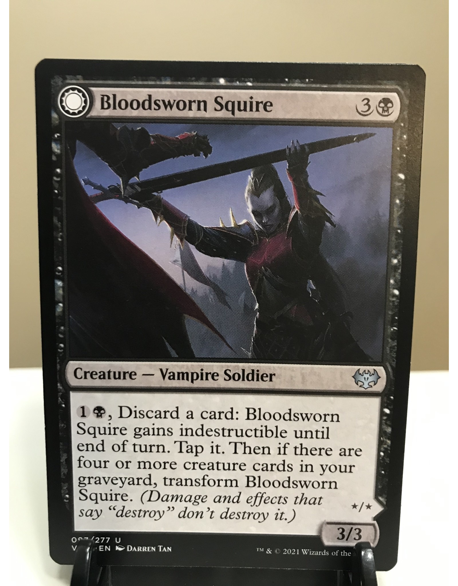 Magic Bloodsworn Squire // Bloodsworn Knight  (VOW)